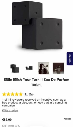 perfume Billy Eilish