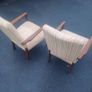 pair of 2 Mid-century modern Retro chairs Image 3