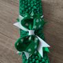 NEW Green Bow Stretch Headband Image 4