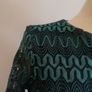 OLIMARA Ladies Dress Green Long Sleeves Lined Size UK 8-10 Image 5
