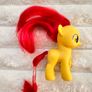 My Little Pony G4 Wedding Flower Fillies Apple Bloom approx. 7 cm. Used Please see photos Image 5