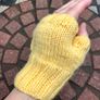 Hand Knit Headband and Fingerless Glove Set Image 2