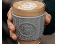 main image for ad Funk My World - Grey Eco-Friendly Travel Mug Borosilicate Glass - 12oz Barrister Friendly