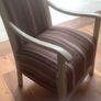 Vintage armchair newly upholstered Image 2
