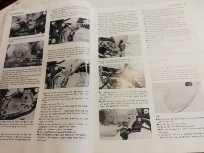 Kawasaki G Series 100 cc G5 G7S G7T shop manual