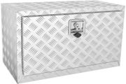 Truck Box Tool Box Trailer Box Tool Box 760x355x405mm Pickup Storage Box, Aluminum Diamond Plate Tool Box with Lock &amp; Keys, Waterproof Trailer Storage Box