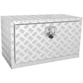 Truck Box Tool Box Trailer Box Tool Box 760x355x405mm Pickup Storage Box, Aluminum Diamond Plate Tool Box with Lock & Keys, Waterproof Trailer Storage Box