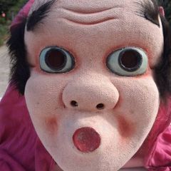 Vintage Hyotokko Japanese Face Mask
