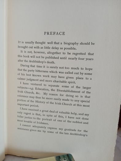 William Conyngham Plunket: Fourth Baron Plunket and Sixty-First Archbishop of Dublin; A Memoir by Frederick Douglas (LP187)