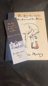 The Boy The Mole The Fox and The Horse - plus  Rare Promo Bookmark by Charlie Mackesy