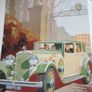 1986 History of Advertising Calendar-10 Vintage Advertising Prints-Automobiles Image 3