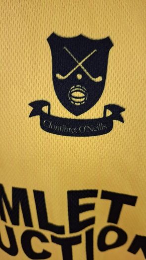 Clontibret GAA Azzurri Gaelic Football/Hurling Jersey Shirt (Adult Small) FREE POST