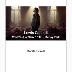 Lewis capaldi tickets