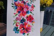 Original Watercolour Floral Painting