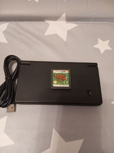 Nintendo DSi Black Console + Animal Crossing: Wild World Game Bundle