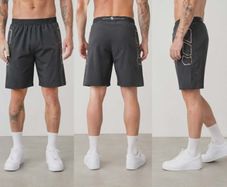 Urban Session Men's Black Sports Shorts