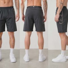 Urban Session Men's Black Sports Shorts