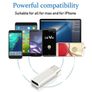 USB Type-C to iPhone Lightning Adapter White | Fast Charging & Data Transfer Image 4
