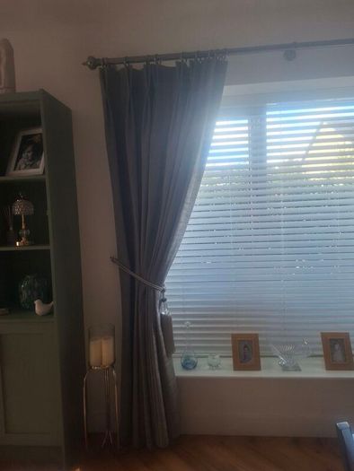 Pair of Custom made franch pleat curtains curtains