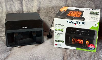 Salter 7L Dual Zone Air Fryer with Removable Divider