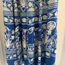 Next Long Blue and White summer dress Image 4