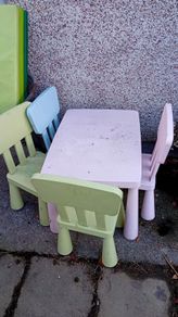 Ikea children's table and 4 chairs