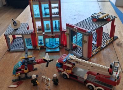 Lego compatible fire station