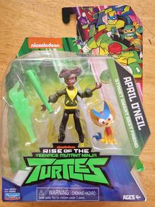 BRAND NEW The Rise of The Teenage Mutant Ninja Turtles April Oneil Basic Action Figure