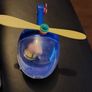 Peppa Pig rare helicopter with a figure (1046) Image 2