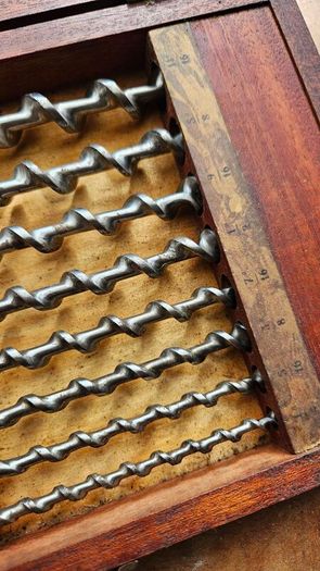 Gilpin's auger bits, complete boxed set
