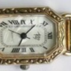 Ross Simons Vintage Multi-Stone Cameo Slide Charm Wrist Watch Gold Plated Watch