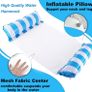 2 Pack Inflatable Pool Floats Hammock, 4-in-1 Multi-Purpose Inflatable Hammock with a Manual Air Pump, Pool Chairs to Beach, Swimming Pool, Water Lounge Party Toys (FREE POSTAGE) Image 2