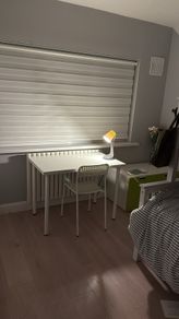 Ikea desk, chair and desk lapm