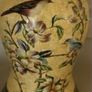 Pair of Large Dunnes Ceramic Bird & Floral Lamps  Brand New Image 4
