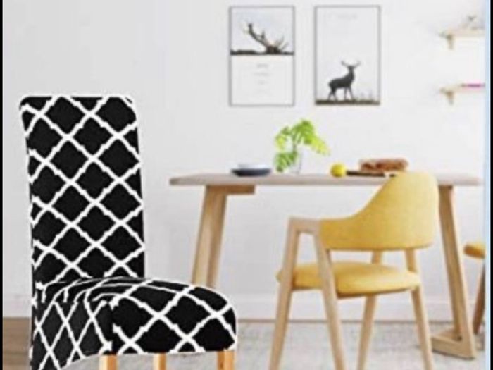 Grey and white large chair covers 10 euro each