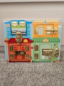 Educational Wooden Learning Game/busy board