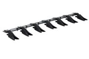 Bucket Tooth Bar, 53'', Heavy Duty Tractor Bucket Teeth Bar for Sub-Compact Tractor Loader, 4560 lbs Load-Bearing Capacity, Fits Bucket Cutting Edges