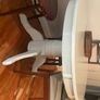 French Grey Round Dining Table Image 2