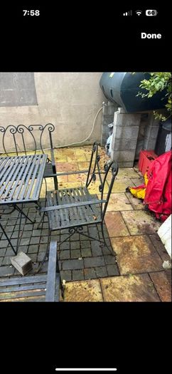 Garden Steel Table & Chairs