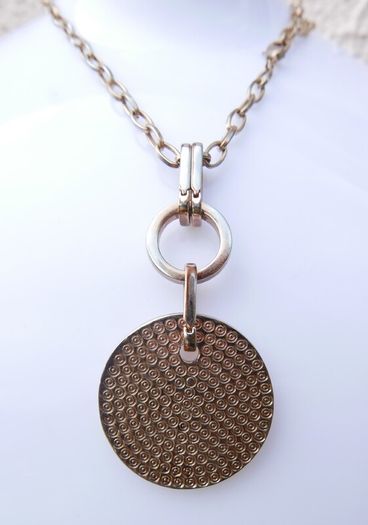 Absolute Jewellery Gold Plated Unique Pendant and Chain