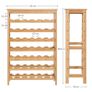 Wine Rack Bottle rack  42 Bottles High quality  Bamboo Image 7