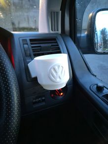 VW T5 Coffee Cup Holder Printed