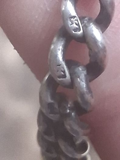 Sterling Silver Albert Chain(All Links Stamped)