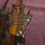 Vintage Thai Carved Face Temple Deity Image 5