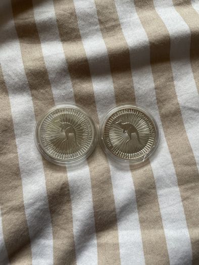 1oz Silver Bullion 2022 / 2018 Australian Kangaroo Elizabeth II 1 Dollar