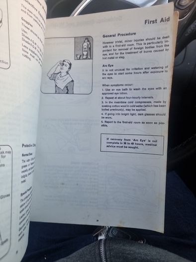 Vintage general welding and cutting instruction manual  from AnCO