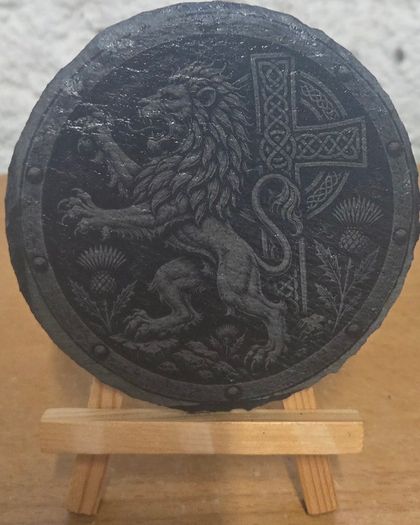 Celtic & Medieval Round Slate Coasters