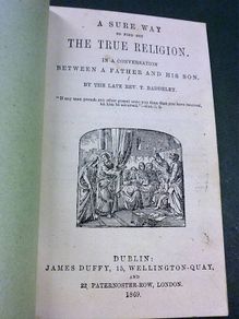 Irish chapbook A Sure Way To Find Out The True Religion Dublin Ireland 1869