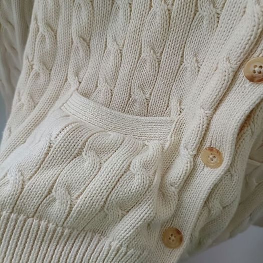 Ralph Lauren cream cardigan size S