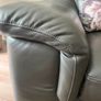 leather sofa & armchair Image 7